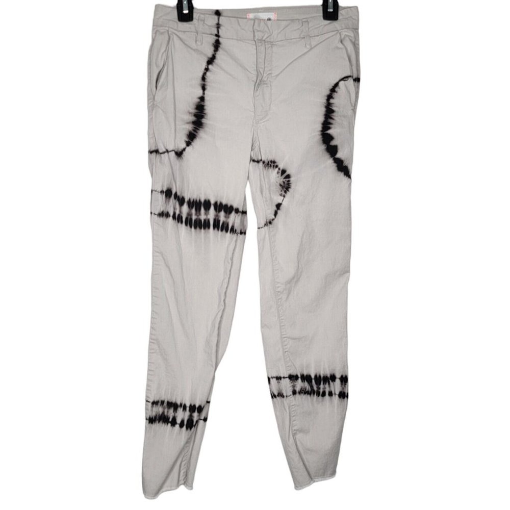 Sundry Size 26‎ Women's Gray Tie Dye Skinny Raw Hem Women's Pants